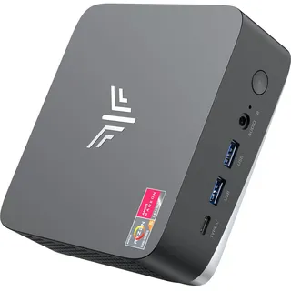 NiPoGi AM16 Mini PC ΑΜD Ryzen 5 PRO 5675U(Besser als 5560U/5600U,6C/12T, Max. 4,3GHz),Mini Computer 16GB Dual Channels+512GB M.2 NVME SSD,WiFi6/BT5.2/Triple Display Desktop PC 4K@60Hz/HDMI+Typ-C