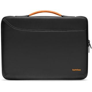 tomtoc 360° Tasche Hülle für Neu 15-Zoll MacBook Air M4/A3241 M3/A3114 M2/A2941 2025-2023, 15-Zoll Microsoft Surface Laptop Copilot+ PC, 15" Surface Laptop 6, Wasserabweisend Laptoptasche Laptophülle