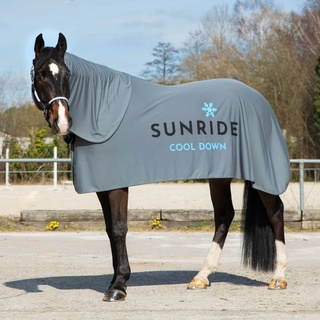 SUNRIDE Cool Down Kühldecke mit Halsteil und Tuch, 165