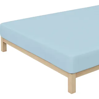 Baumwolle 90 x 190 - 100 x 220 cm blue light