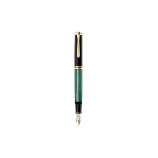 Pelikan Souverän M600 Kolbenfüller schwarz/grün/gold F (fein)