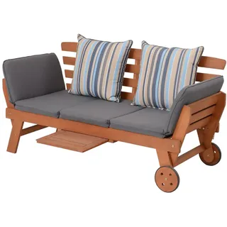 Garden Pleasure Gartenbank Rincon 985283 natur Holz 190,0 cm