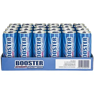 Booster Energy Drink Juneberry 0,33 Liter Dose, 24er Pack