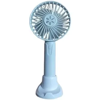 AURUM Mini Handventilator, Tischventilator Wiederaufladbar, 3 Geschwindigkeiten, Tragbarer Akku Ventilator für Reisen, Büro, Festival, Camping