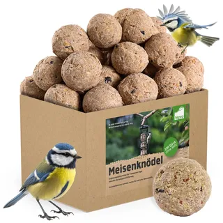 Fepro Meisenknödel ohne Netz, 100 Stück (a 90g = 9 kg), Vogelfutter Wildvogelfutter Meisenkugel Ganzjahresfutter Fettfutter Fat Ball