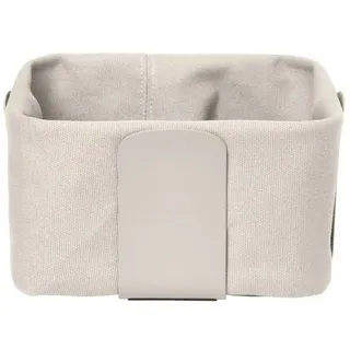 BLOMUS Brotkorb -DESA- Brotkorb: Modernes Design mit herausnehmbaren Stoffbezug, 100% Baumwolle, Herausnehmbarer Bezug, Pflegeleicht, Modernes Design beige 20 cm x 20 cm