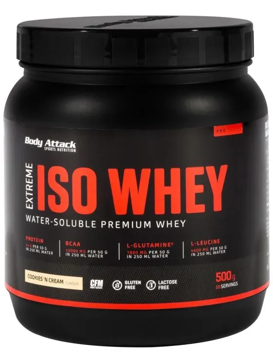 Body Attack - Extreme Iso Whey Professional - 500gVanilla 500g