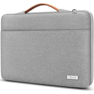 TECOOL 16 Zoll Laptoptasche Laptop Hülle 16 für MacBook Pro 16 M4 M3 M2 M1 2024 2023-2019 A3403 A3186 A2991, 16" Lenovo Thinkbook ideapad HP Dell Asus Wasserdicht Notebook Tasche 16, Grau
