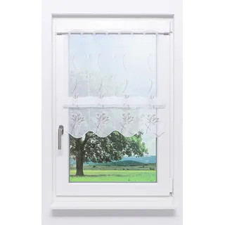 Panneaux Kelchblüten Plauener Spitze - (BxH) 48x95cm in orange