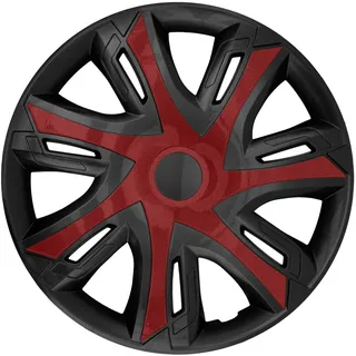 NRM Radzierblende N-Power weinrot/schwarz 15 Zoll 4er Set