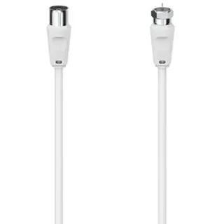 Hama Antennenkabel - F-Stecker männlich zu IEC-Anschluss weiblich