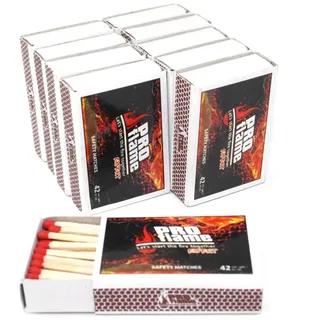 100 Schachteln Streichhölzer Zündholzschachtel Zündhölzer Sicherheitszündhölzer