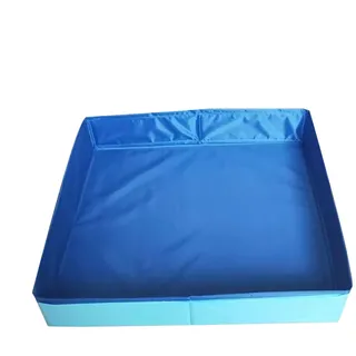 Flkiglm Faltbar PVC Hundepool, Hundepool Schwimmbad Für Hunde, Hundebadewanne Katzen Swimmingpool Planschbecken Für Kinder, PVC Hunde Pool Für Kleine Hunde Katze