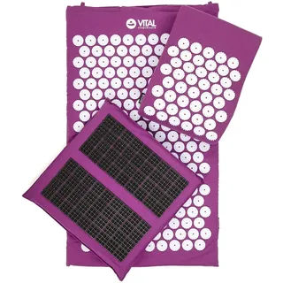 Bodhi Vital Akupressur-DELUXE-Set aubergine, Spiky 1 St Set