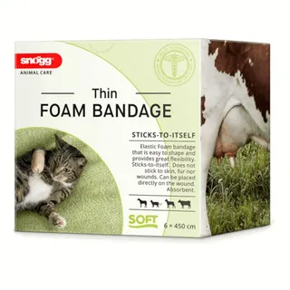 Snögg Foam Bandage Thin für Pferde, Hunde, Katzen 6x450 cm 4,5 m Bandage(s)