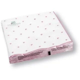 Gmundner Herzerl Rosa, Servietten, 3-lagig/20Stk, 33x33cm