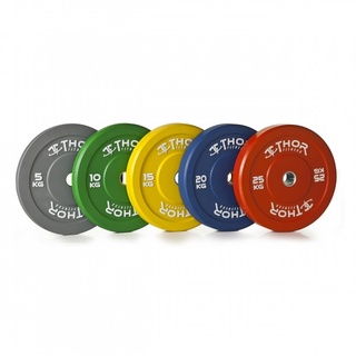 Thor Fitness Farbig Stoßstangen-Gewichtsscheiben 5kg / 50mm (1 Stck)