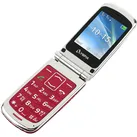 OLYMPIA Style Plus Senioren Komfort Mobiltelefon mit Großtasten, Rot