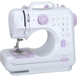 505A 12 Stiche Elektrische Nähmaschine Mini Haushalt Doppelfaden-Nähmaschine EU 220V, Für Profi Anfänger DIY Begeister Sewing Machine