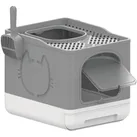 Katzentoilette Nala, ca. B38,8/H40,7/T49,6 cm, Grau, Weiß