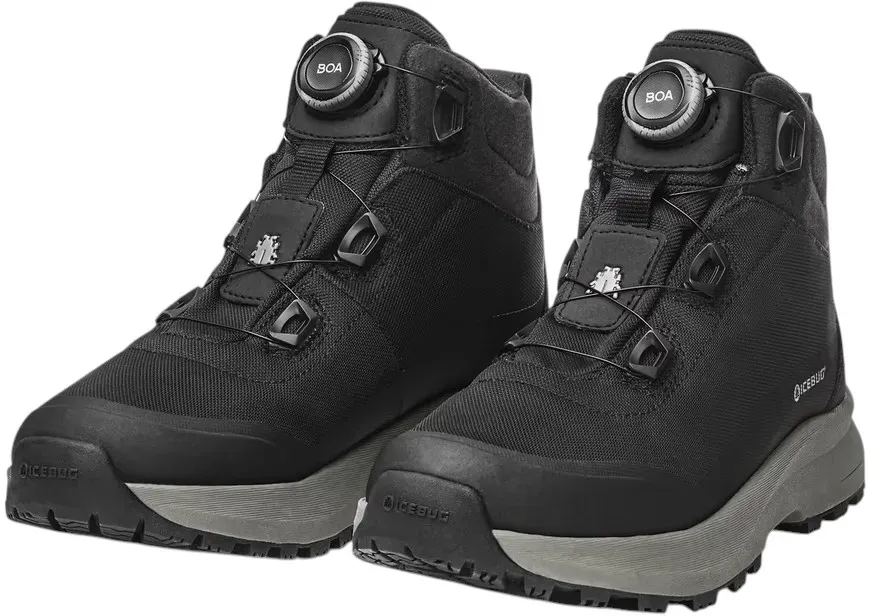 Icebug Wanderschuhe Stavre 2 NT GTX (BOA-Schnürsystem, wasserdicht, weit) schwarz Herren