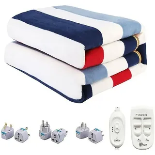 Elektrische Heizdecke Doppel 220 V Heizbett Thermostat Weiche elektrische Matratze Heizdecken Wärmer Heizteppich 180 cm (Farbe: 90 x 180 cm)