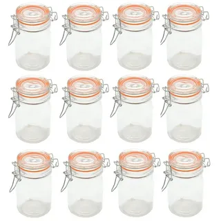 Spetebo Einmachglas mit Bügelverschluss - 12er Set - Einmach Bügel Vorrats Glas