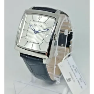 Herrenuhr SOSPIRO Etui Rechteckig 35x30mm, Italien Design Lederband