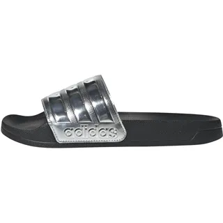 Adilette Shower Core Black / Silver Metallic / Silver Metallic 43