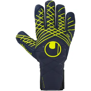 Uhlsport Prediction Absolutgrip HN Torwarthandschuhe marine/weiß/fluo gelb 9