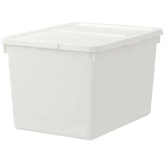 IKEA Sockerbit-Box mit Deckel weiß Größe 15x20x11 3⁄4 803.160.67