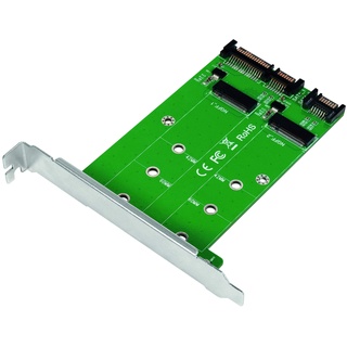 Logilink PC0086 - Dual M.2 SATA SSD Adapter