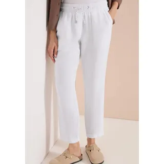 CECIL Jogger Pants aus Leinen weiß XXL