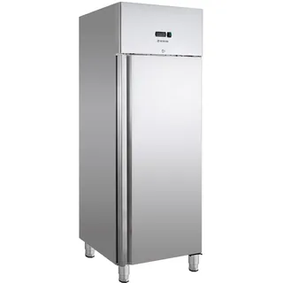 GastroHero Gastronomie Tiefkühlschrank ECO 600 GN 2/1 600 Liter Kühlraumvolumen, 3 verstellbare Einlegeböden, Edelstahl