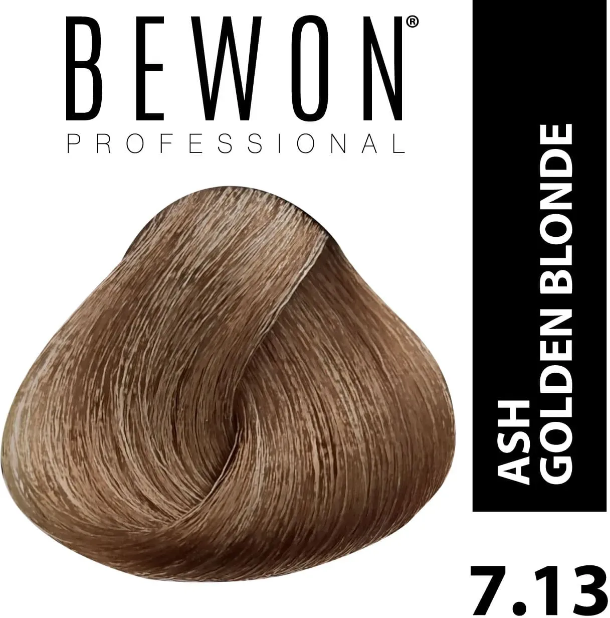 Permanent Hair Color Cream - 7.13 ash golden blonde
