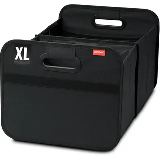 Achilles Auto Faltbox Kofferraumtasche faltbar, Einkaufstasche, Kofferraum-Organizer, Autotasche, Falt-Korb, Falttasche, Kofferraumtasche, Aufbewahrung Taschen, Box, 50 cm x 32 cm x 27 cm Schwarz