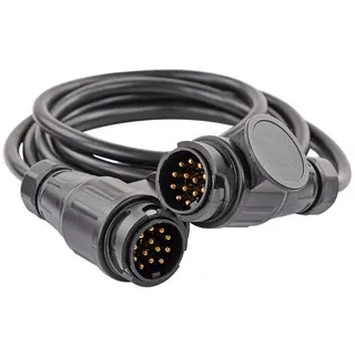 DEMA Anhänger Verbindungskabel Verlängerungskabel 2 Stecker 13-polig 3 Meter