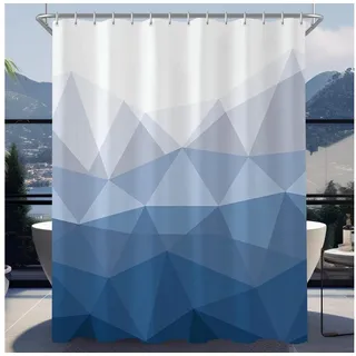 LuxusKollektion Duschvorhang Duschvorhang 200x160 cm Geometrischer