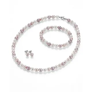 FIRETTI Schmuckset Silber - weiß