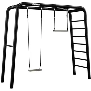 BERG PlayBase Medium TL Black »Aktiv-Set« inkl. Schaukelsitz und Trapez