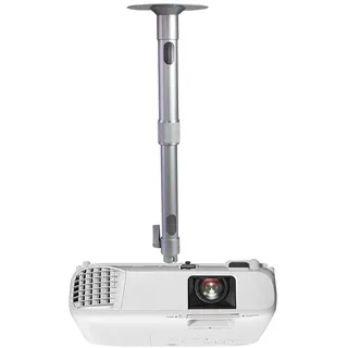 Drsn Beamer Halterung Deckenhalterung, Höhe 26-40cm, Tragkraft 3kg, Projektorhalterung für Wand/Decke, Aluminiumlegierung, Universalhalterung, Flexibler Kugelkopf, Stabiler Halt