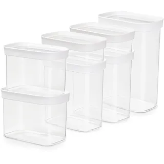 Emsa OPTIMA transparent 0,45 / 1,0 / 1,6 / 2,2 l, 1 Set