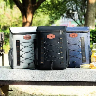 Personalisierter Kühlrucksack für Herren, individuelle isolierte Lunchtasche, tragbar, leicht, Picknick-Rucksäcke für Reisen, Wandern, Camping, Geschenk für Bruder, Freunde, Trauzeugen