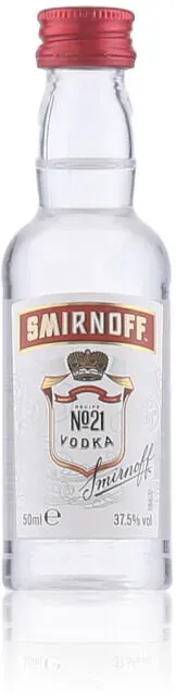 Smirnoff No. 21 Vodka Miniatur 37,5% Vol. 0,05l