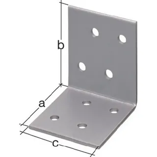 GAH Alberts Winkelverbinder 40x40x40x2mm Stahl roh, sendzimirverz.