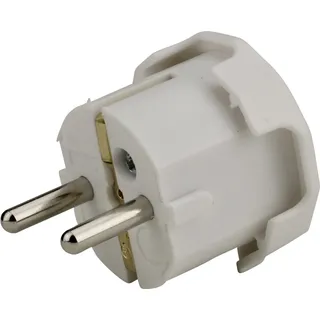 Unitec Schuko-Stecker ws, weiß,