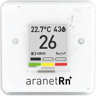 aranet Radon Plus Radon-Messgerät 0, 0, 0 - 4000, 50, 85 Bq/m3, °C, %