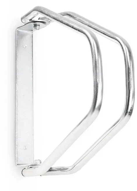 Relaxdays Fahrradständer Wand einstellbar Silber