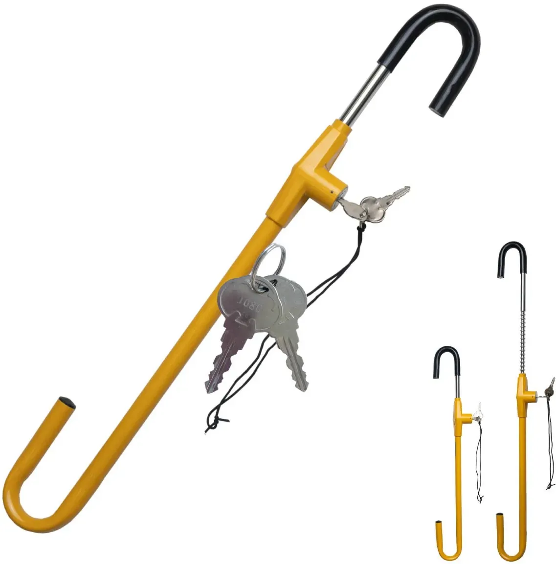 Lenkradkralle Pedalschloss universal Diebstahlsicherung 56,5 – 75,5 cm Auto W...