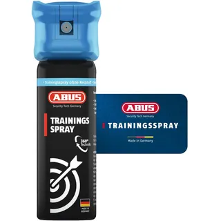 ABUS Trainingsspray zum Abwehrspray SDS80 zur Tierabwehr – mit Jet-Sprühstrahl für bis zu 5 Meter Reichweite – funktioniert auch kopfüber